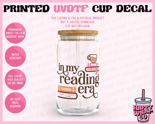 In My Reading Era - UVDTF Cup Decal (Ready-to-Ship) (Double-Sided)