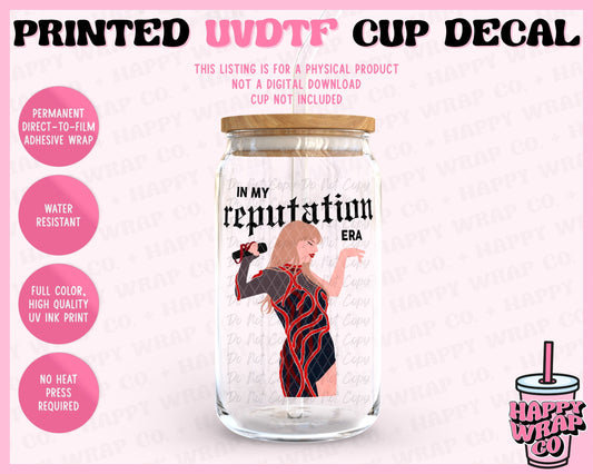 In My Rep TV Era - UVDTF Cup Decal (Ready-to-Ship)