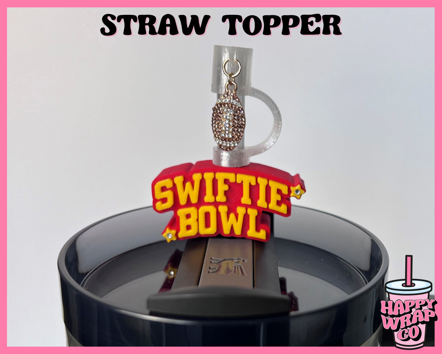 Swiftie Bowl - Straw Topper (DOES NOT INCLUDE STRAW CAP WITH DANGLE CHARM)
