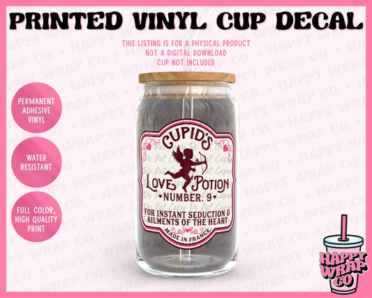 Cupid's Love Potion - Vinyl Cup Decal