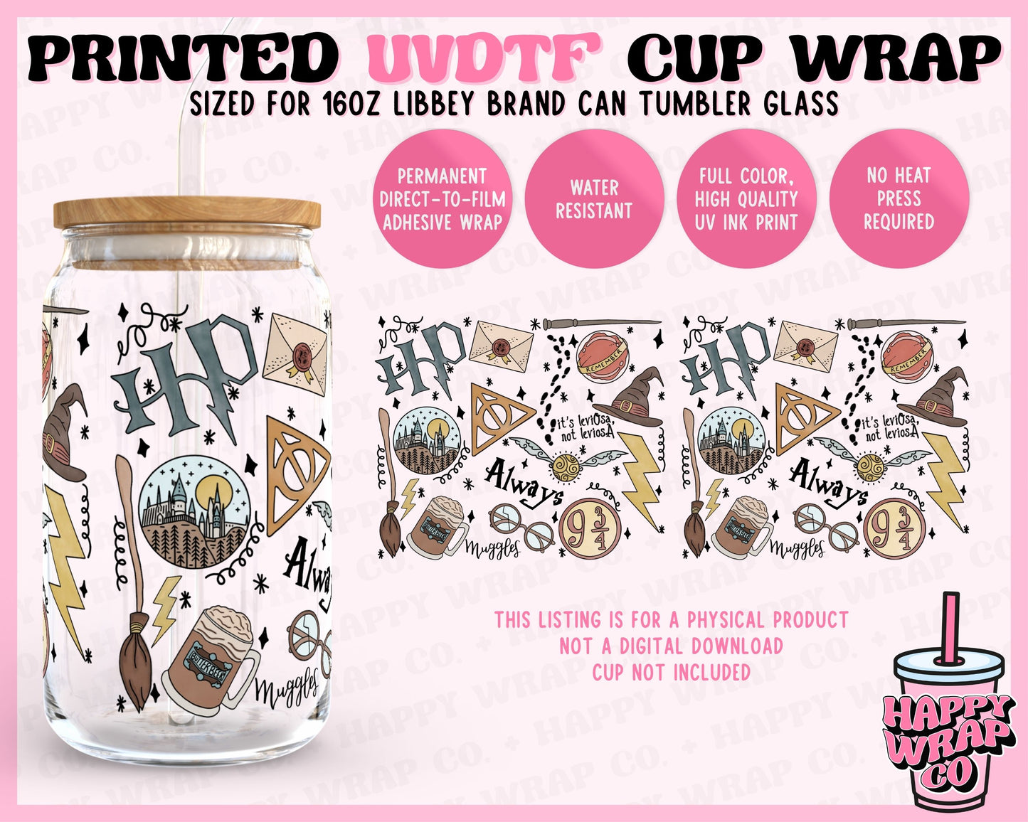Young Wizard - UVDTF Beer Can Glass Wrap (Ready-to-Ship)