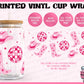 Disco Cowgirl - Vinyl Beer Can Glass Wrap