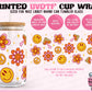 Groovy Happy Faces - UVDTF Beer Can Glass Wrap (Ready-to-Ship)