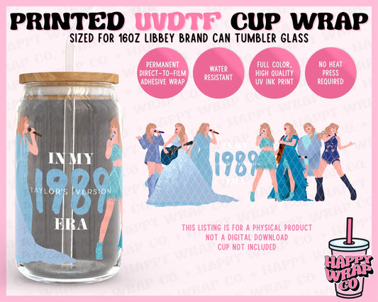 In My 1989 Era - UVDTF Beer Can Glass Wrap (Ready-to-Ship)