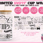 TTPD Tracks - UVDTF Beer Can Glass Wrap (Ready-to-Ship) (Double-Sided)
