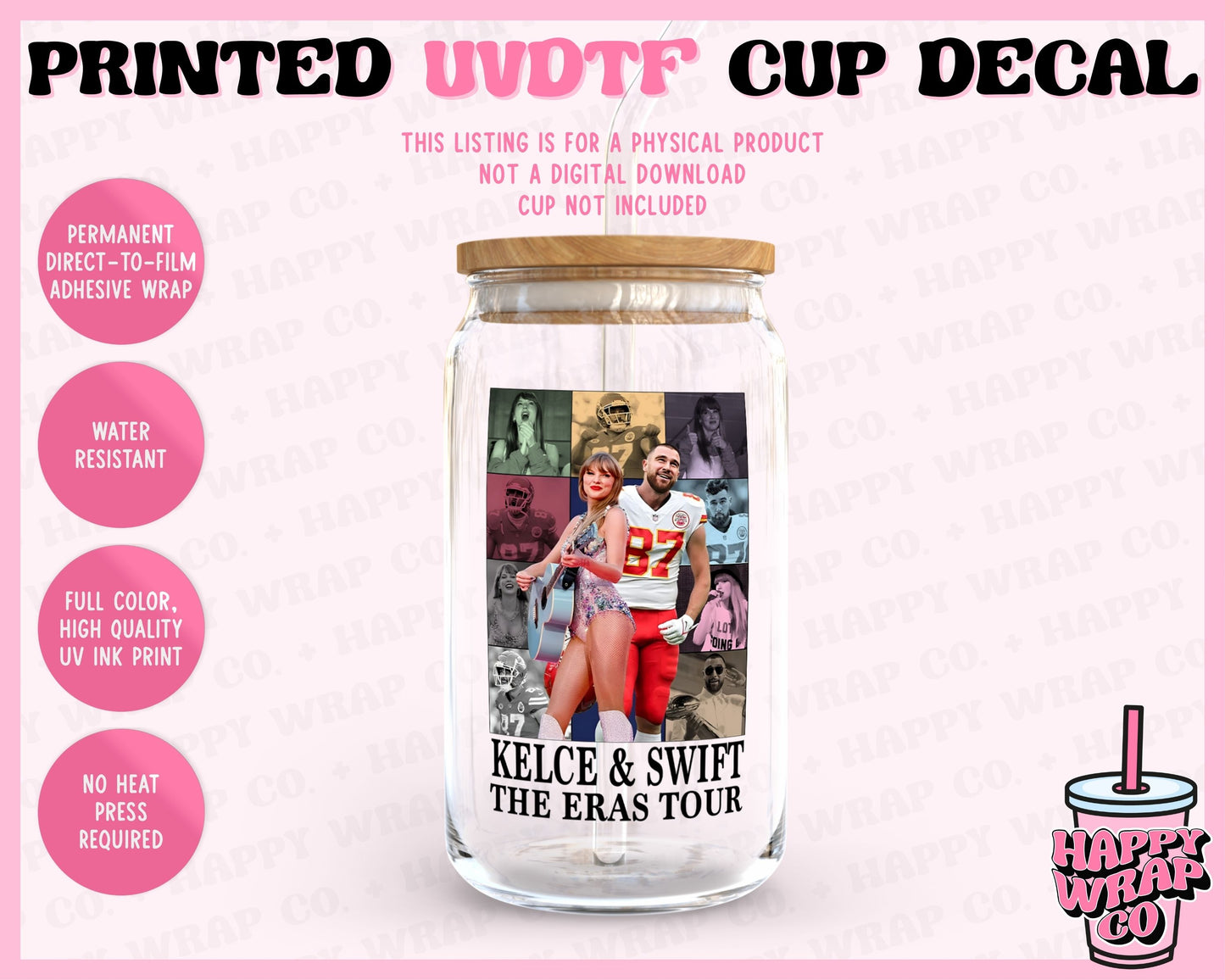Swelce Eras Tour - UVDTF Cup Decal (Ready-to-Ship)