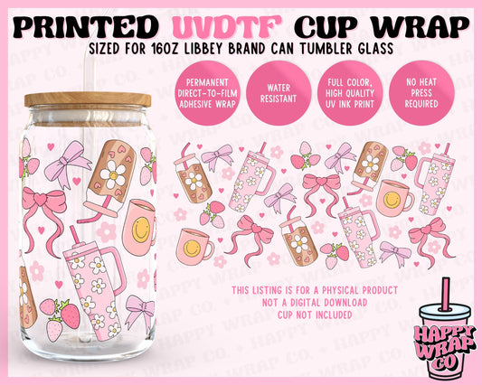 Girly Things - UVDTF Beer Can Glass Wrap (Ready-to-Ship)