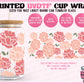 Peonies - UVDTF Beer Can Glass Wrap (Ready-to-Ship)