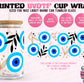 Evil Eye - UVDTF Beer Can Glass Wrap (Ready-to-Ship)