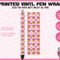 Cowgirl Happy Face - Vinyl Pen Wrap