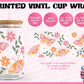 Floral Butterfly - Vinyl Beer Can Glass Wrap