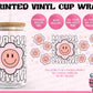 Groovy Mama Flowers - Vinyl Beer Can Glass Wrap